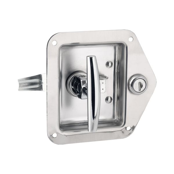 [2141311] Serrure de coffre en inox