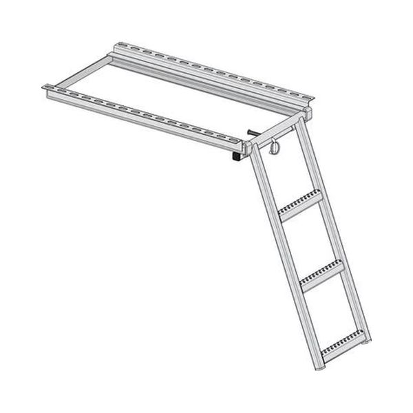 [3943956] Retractable 3-step ladder