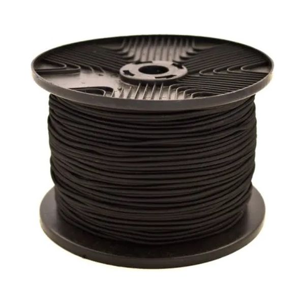 [4272130NO] Black multi-strand bungee cord, 9,0 mm diameter