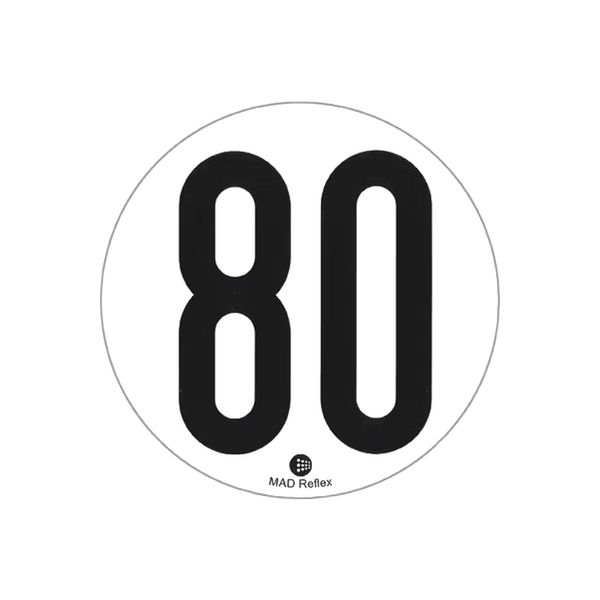 [5022.80] Adhesive discs 80 km/h speed limit