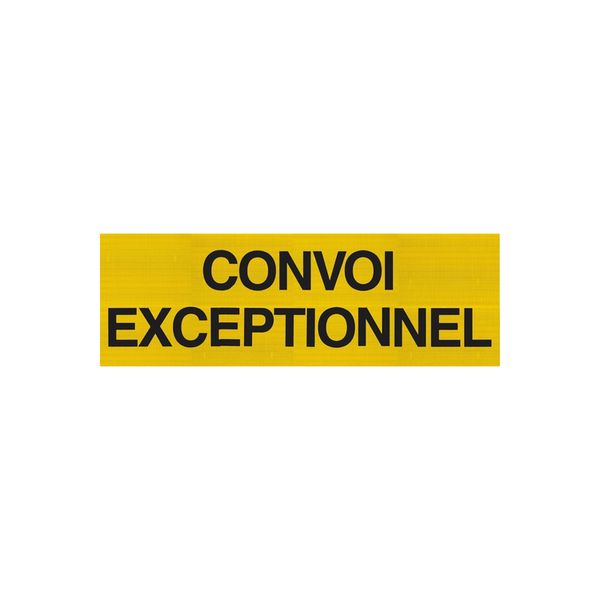 [7025] Panneau CONVOI EXCEPTIONNEL, 1 200,0 x 400,0 mm