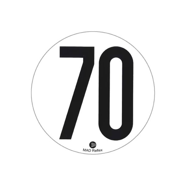 [5022.70] Adhesive discs 70 km/h speed limit