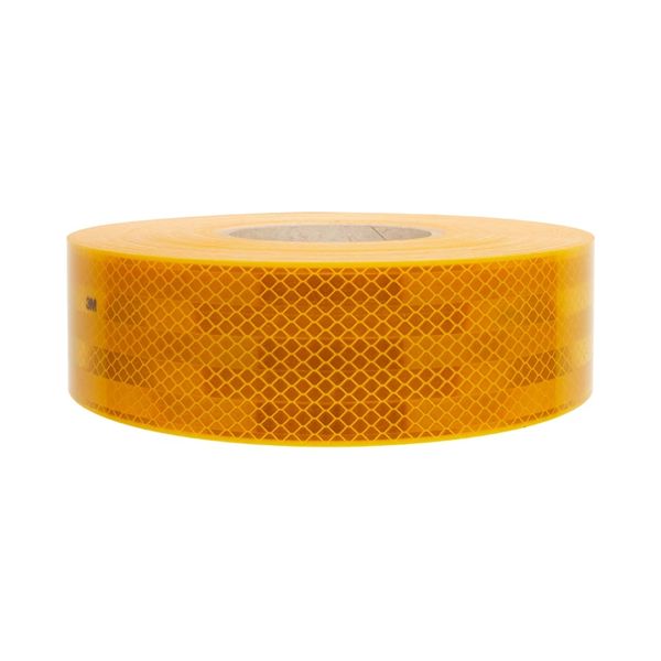 [7165] Rouleau adhésif réfléchissant de sécurité jaune