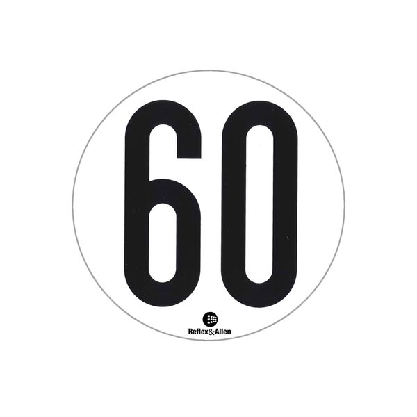 [5022.60.ALL] Disques aluminium de limitation de vitesse à 60 km/h