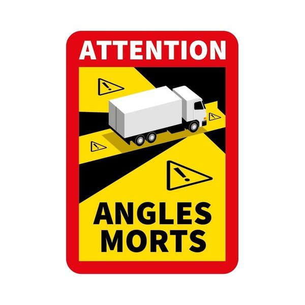 [90602.2] Kit de 100 panneaux adhésifs ANGLES MORTS